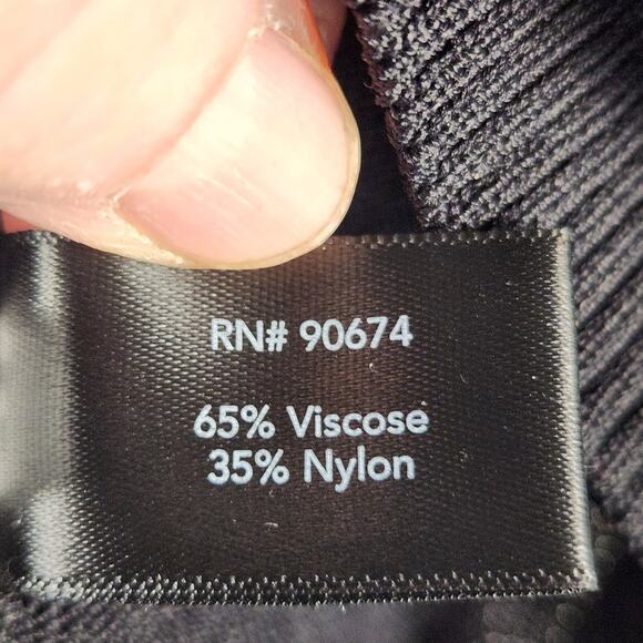 Boston Proper Sweater Women’s SZ LG Y2K 90s Style Long Sleeve Bejeweled Neck - Picture 11 of 13